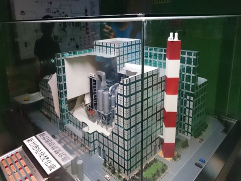 綠色走廊-焚化廠3D立體剖面模型
